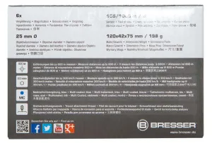 Дальномер лазерный Bresser 6x25, изображение 11