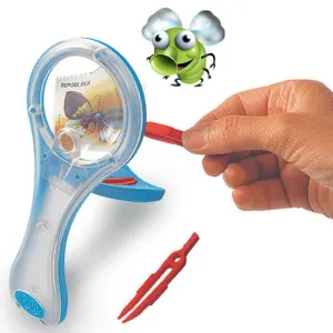 Лупа детская Navir 3x/7x, с подставкой и пинцетом, изображение 2