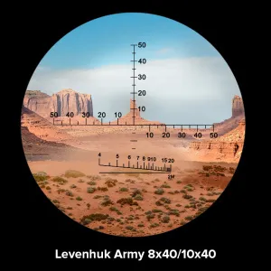 Бинокль Levenhuk Army 10x40 с сеткой, изображение 4