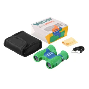 Бинокль детский Veber «Эврика» 6x21, зелено-синий, изображение 6