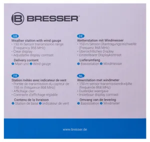Анемометр (ветромер) Bresser «3 в 1», профессиональный, изображение 6